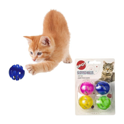 SPOT Slotted Balls Cat Toy - Interactive Cat Toys