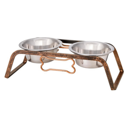 Loving Pets Black Label Collection Rustic Bone Diner for Dogs