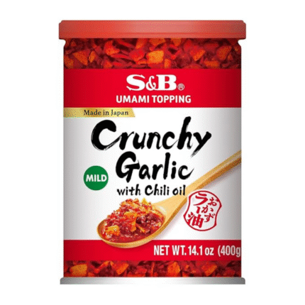 S&B Chili Oil with Crunchy Garlic, 14.1 Ounce